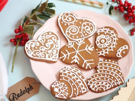 Galletas de jengibre  con decoración escandinava (tuneadas)