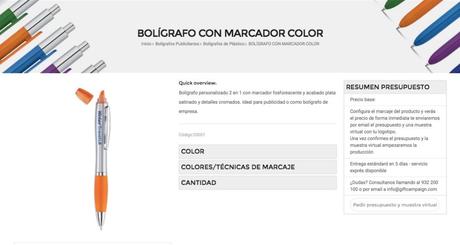 No solo vendemos usb personalizados, ahora también bolígrafos para empresas! boligrafo-con-marcador