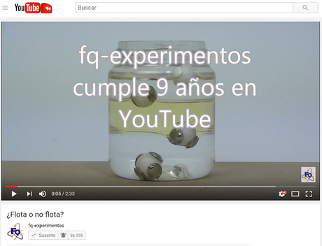 fq-experimentos cumple 9 años contagiando CIENCIA en YouTube ¡Enhorabuena! @fqexperimentos fq-experimentos cumple 9 años contagiando CIENCIA en YouTube ¡Enhorabuena! @fqexperimentos