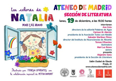 Presentación de Los colores de Natalia, Mari Luz Bravo Presentación de Los colores de Natalia, Mari Luz Bravo