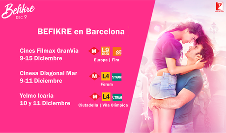 Befikre, el cine bollywood en Barcelona se expande a más ciudades de España