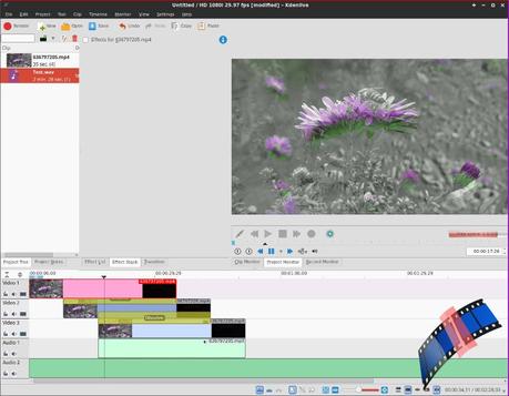 Aplicaciones para edición multimedia en Linux Kdenlive