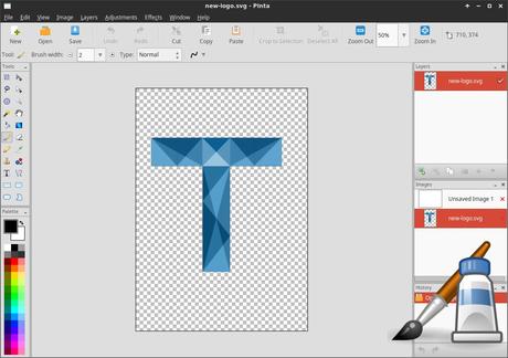 Aplicaciones para edición multimedia en Linux Pinta Linux