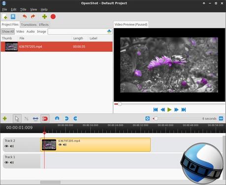 Aplicaciones para edición multimedia en Linux Openshot