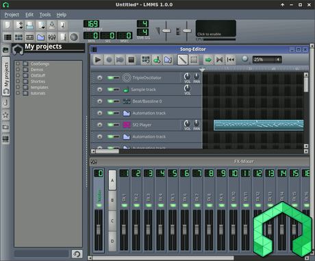Aplicaciones para edición multimedia en Linux LMMS