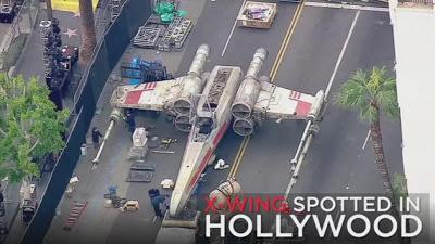 Una nave de 'Star Wars' aterriza en Hollywood