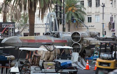 Una nave de 'Star Wars' aterriza en Hollywood