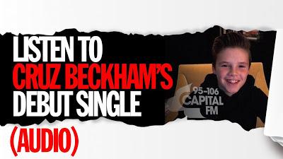 Cruz Beckham lanza su primer tema musical