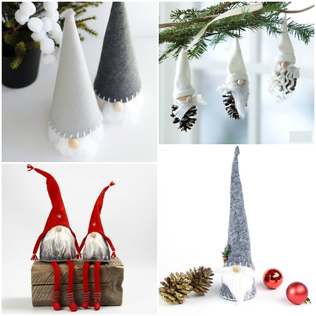 5 tutoriales gnomos escandinavos para Navidad diy gnomo escandinavo Navidad