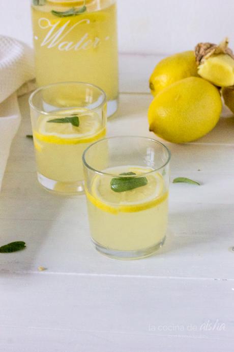 bebida-detox-limón-jengibre