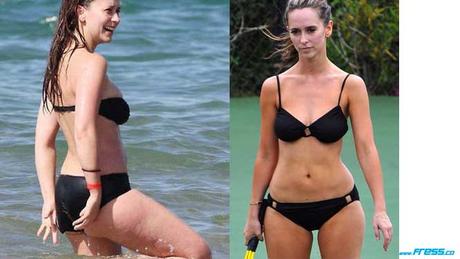 14 Famosas con y sin photoshop 14 Famosas con y sin photoshop - 5
