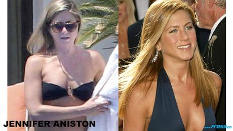 14 Famosas con y sin photoshop 14 Famosas con y sin photoshop - 6