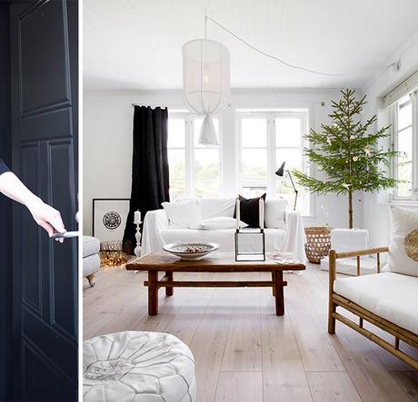 Casa rural nórdica de estilo boho en Navidad=combinación PERFECTA, entra y disfruta Casa rural nórdica de estilo boho en Navidad=combinación PERFECTA, entra y disfruta