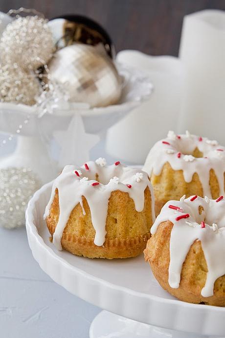 El gato goloso: recetas de Navidad -  Cupcakes de ponche crema o ponche de huevo (Eggnog Cupcakes)