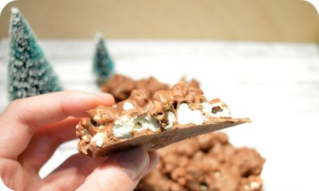 Turron de palomitas y chocolate Turron de palomitas y chocolate