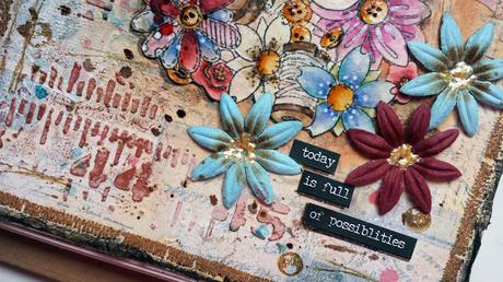 Mini clase de Mixed Media en colaboración con Creavea: Día 1 Mini clase de Mixed Media en colaboración con Creavea: Día 1