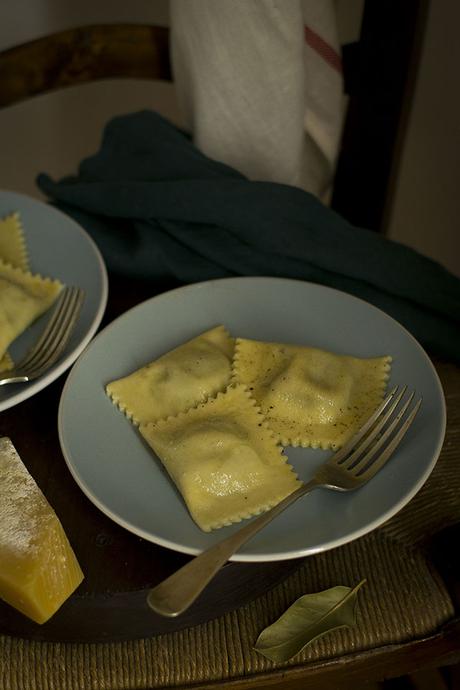 COMO HACER RAVIOLI DE BERENJENA ASADA