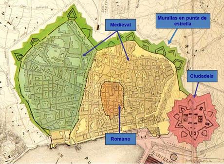 LAS HUELLAS QUE LAS NUEVAS NECESIDADES DEFENSIVAS DE LA EDAD MODERNA HAN DEJADO EN ELPLANO ACTUAL DE ALGUNAS CIUDADES ESPAÑOLAS LAS HUELLAS QUE LAS NUEVAS NECESIDADES DEFENSIVAS DE LA EDAD MODERNA HAN DEJADO EN ELPLANO ACTUAL DE ALGUNAS CIUDADES ESPAÑOLAS