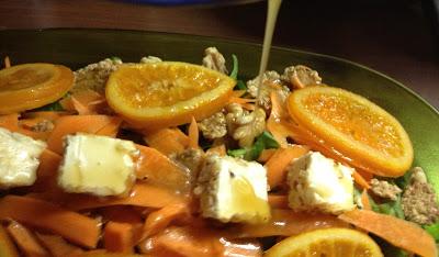 Ensalada de pollo crujiente Ensalada de pollo crujiente