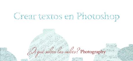 Crear textos en Photoshop