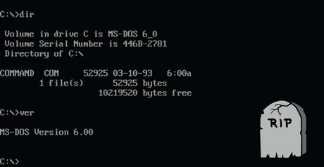 Adiós Command Prompt, fueron unos buenos 35 años Adiós Command Prompt, fueron unos buenos 35 años