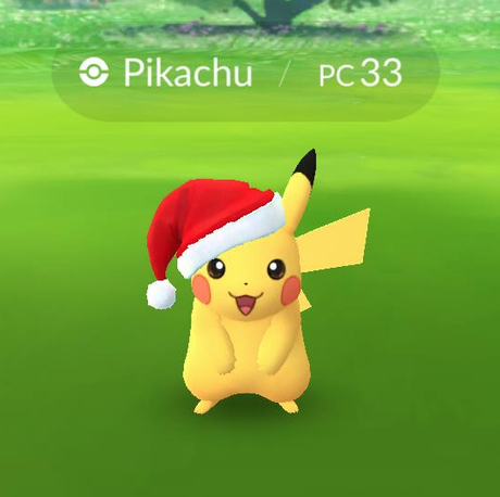 Ya se pueden capturar pokémon de la segunda generación en Pokémon GO y... ¡pikachu con gorro de Navidad! Ya se pueden capturar pokémon de la segunda generación en Pokémon GO y... ¡pikachu con gorro de Navidad!