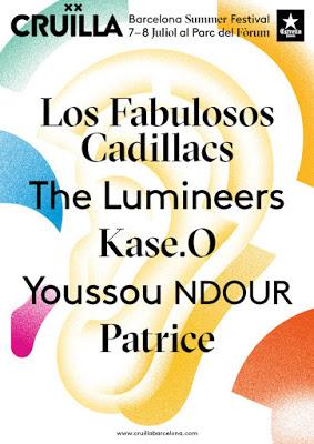 Cruïlla Barcelona 2017: Los Fabulosos Cadillacs, The Lumineers, Kase.O, Youssou NDour, Patrice...