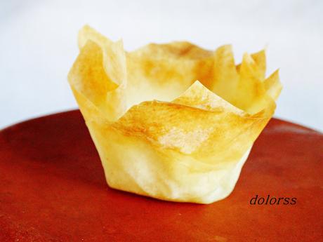 Cómo hacer  tartaletas de pasta filo