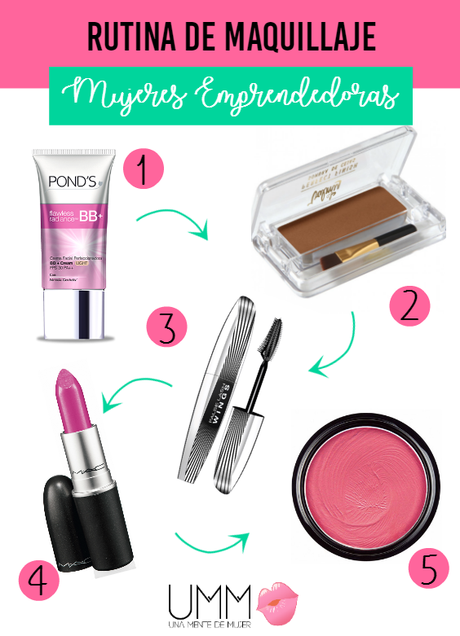 Rutina de maquillaje para mujeres emprendedoras Rutina de maquillaje para mujeres emprendedoras