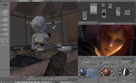 MyPaint, Gimp, Inkscape y Blender: Alternativas libres para diseño gráfico screenshot-shading-sintel