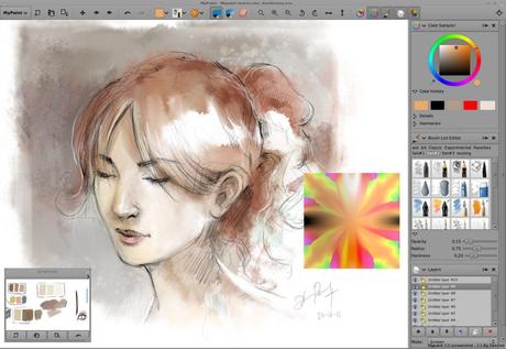 MyPaint, Gimp, Inkscape y Blender: Alternativas libres para diseño gráfico mypaint