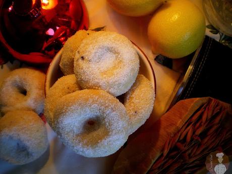 Rosquillas hojaldradas de anís {al horno}