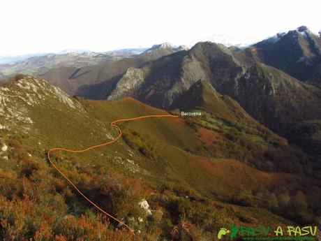 Ruta al TORRE y NIAÑU desde LA MATOSA Bajada a Barovena