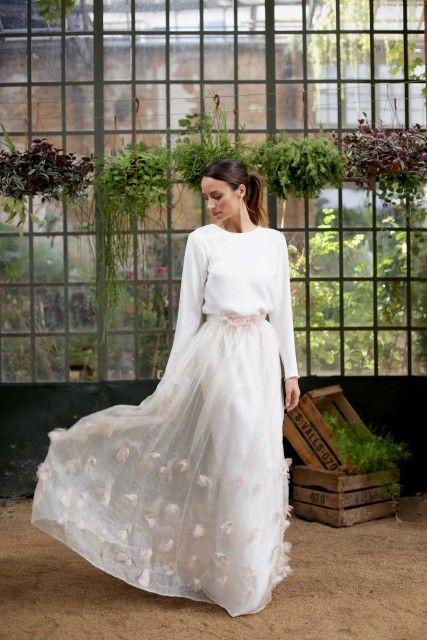 10 vestidos de novia para bodas en invierno