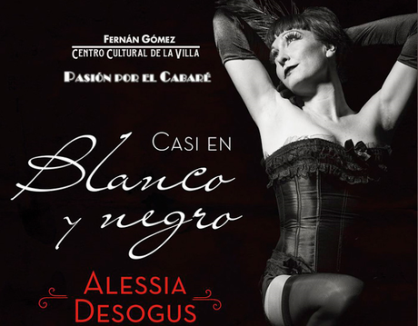 [Casi en blanco y negro], el espectáculo burlesco que Alessia Desogus trae al Teatro Fernán Gómez.