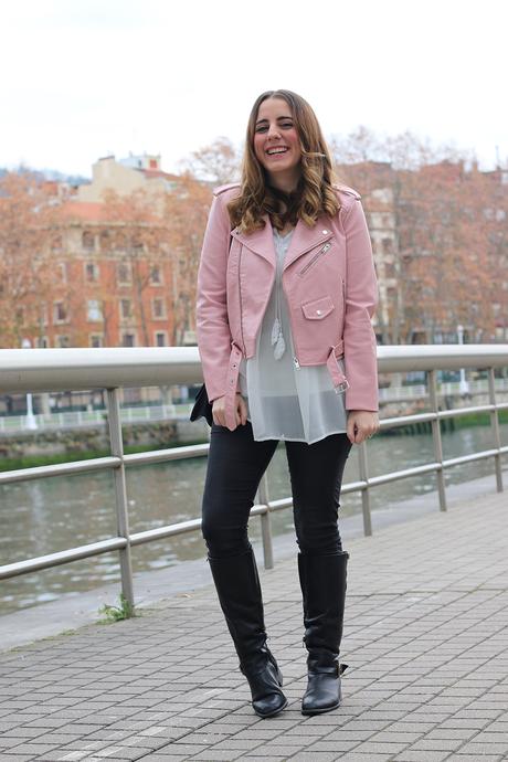 Sencilla con mi biker rosa Sencilla con mi biker rosa