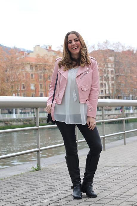 Sencilla con mi biker rosa Sencilla con mi biker rosa