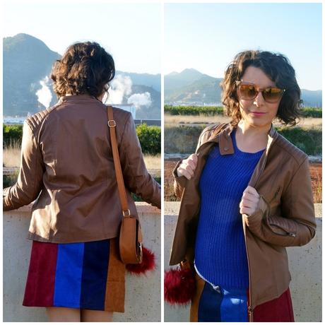 Falda color block Falda color block