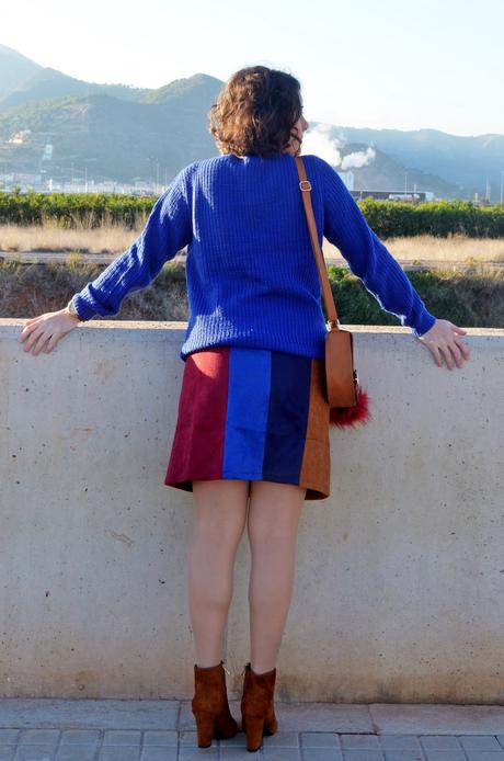 Falda color block Falda color block