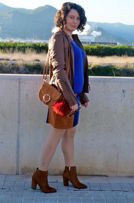 Falda color block Falda color block