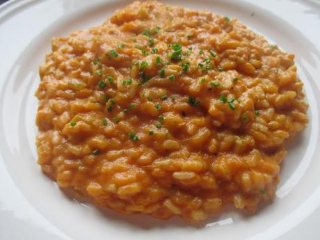 RISOTTO DE CALABAZA Y MASCARPONE