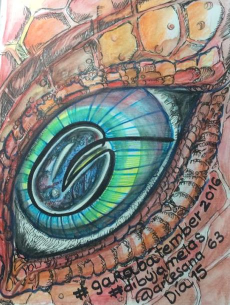 #garabatember2016 Día 15 #dibújamelas #garabatember2016 Día 15 #dibújamelas