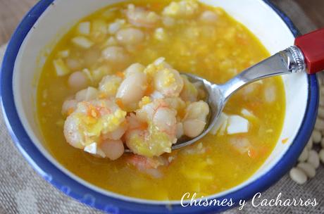 Alubia Amarilla con Gambas Alubia Amarilla con Gambas