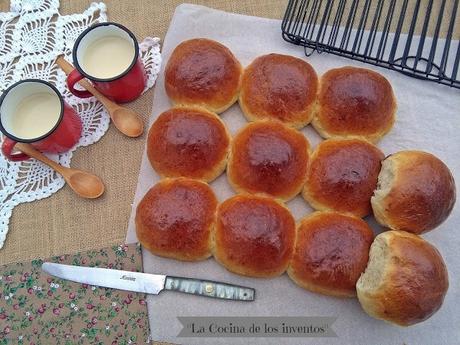 Bollitos de leche {con bebida de Soja}