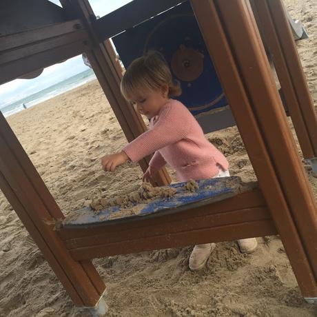 Disfrutando de la playa en invierno Disfrutando de la playa en invierno