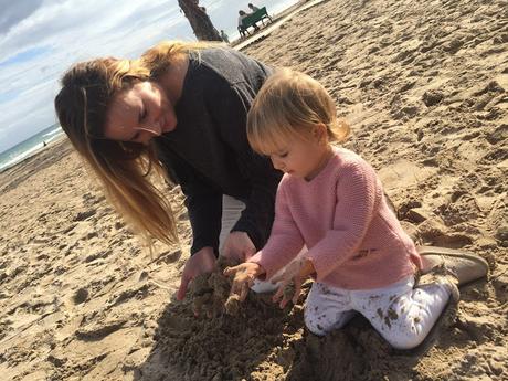 Disfrutando de la playa en invierno Disfrutando de la playa en invierno