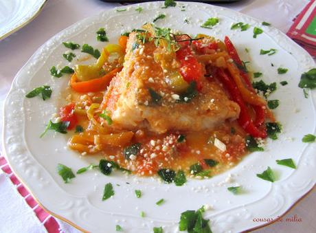 Bacalao con almendras Bacalao con almendras