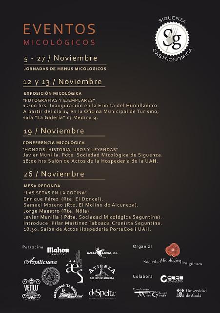 XV JORNADAS MICOLÓGICAS DE SIGÜENZA (PARTE I)