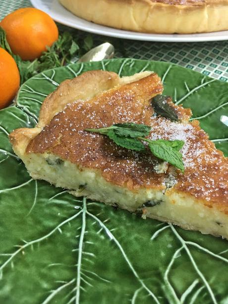 Tarta de Queso Con Hierbabuena Y Mandarina (FLAÓ de Ibiza)