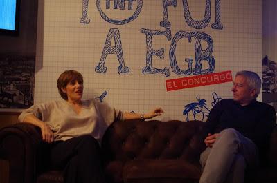 Encuentro con Anabel Alonso por el programa de Tnt, Yo fui a la Egb